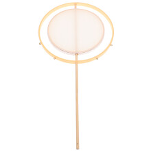 3Pcs Bamboo Cloth White Hand Fans Blank Graffiti Fans for DIY Crafts