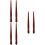 6Pcs Brown Wood Dip Pen Nib Holder Durable Calligraphy Pen for Writing 9