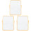 3 Pcs Mirror For Makeup Countertop Vanity Mirrors Small With Stand 4
