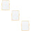 3 Pcs Mirror For Makeup Countertop Vanity Mirrors Small With Stand 11