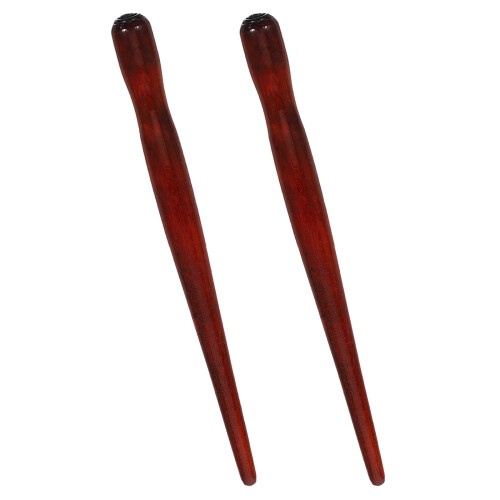 6Pcs Brown Wood Dip Pen Nib Holder Durable Calligraphy Pen for Writing 1