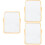 3 Pcs Mirror For Makeup Countertop Vanity Mirrors Small With Stand 8