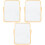 3 Pcs Mirror For Makeup Countertop Vanity Mirrors Small With Stand 5