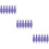 18St Elektrische Borstkolf Adapter Connector Paars 9