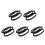 5Pcs Garment Steamer Nozzle Brush Black Plastic Durable Cleaning Tool 10