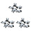 15Pcs Cute Panda Figurine Decor Mini Chopstick Holders for Tableware 2