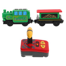 5Pcs Plastic Electric Train Set for Boys Green Creative Home Toy