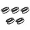5Pcs Garment Steamer Nozzle Brush Black Plastic Durable Cleaning Tool 4