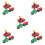 5Pcs Plastic Electric Train Set for Boys Green Creative Home Toy 7