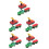 5Pcs Plastic Electric Train Set for Boys Green Creative Home Toy 5