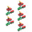5Pcs Plastic Electric Train Set for Boys Green Creative Home Toy 8