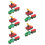 5Pcs Plastic Electric Train Set for Boys Green Creative Home Toy 6