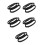 5Pcs Garment Steamer Nozzle Brush Black Plastic Durable Cleaning Tool 6