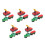 5Pcs Plastic Electric Train Set for Boys Green Creative Home Toy 10