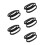 5Pcs Garment Steamer Nozzle Brush Black Plastic Durable Cleaning Tool 8