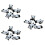 15Pcs Cute Panda Figurine Decor Mini Chopstick Holders for Tableware 7