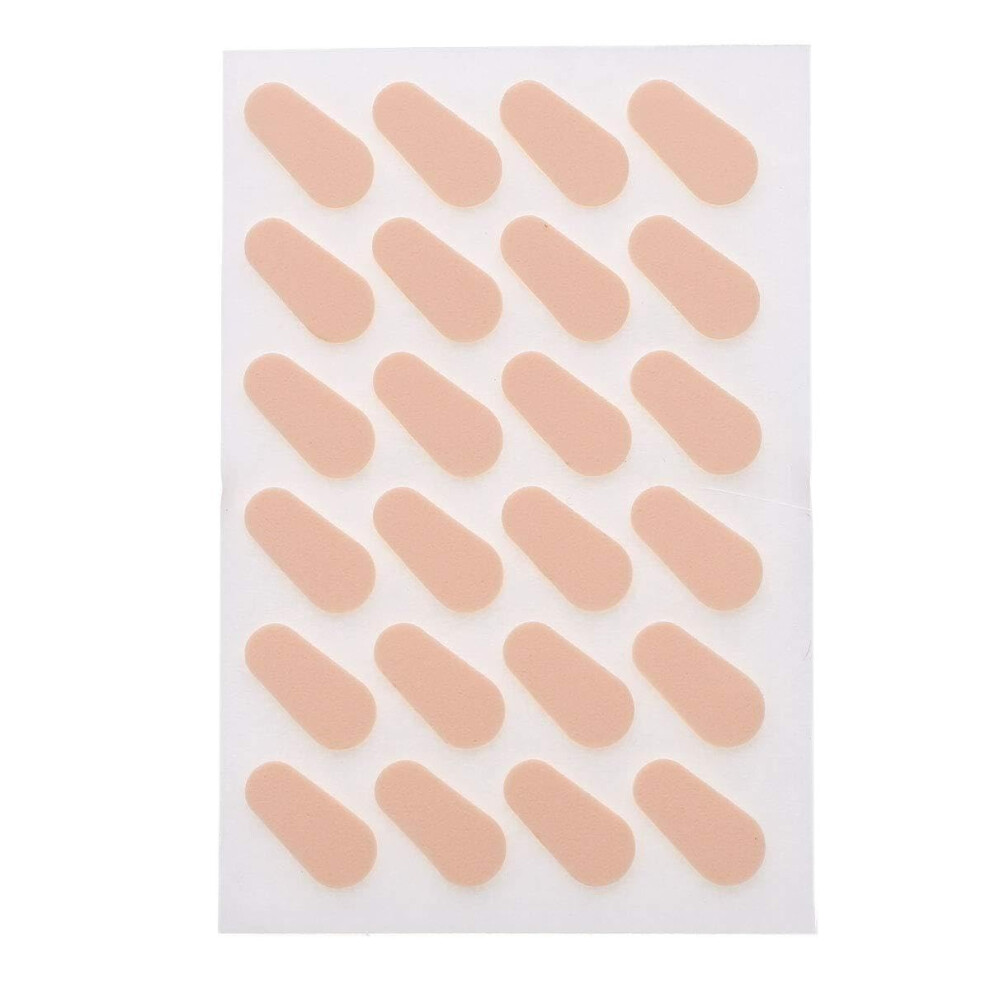 12 Pairs Soft EVA Foam Self Adhesive Eyeglass Nose Pads Skin Tone AntiSlip One Size for Glasses