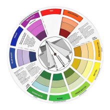 Color Wheel Tattoo Palette DualSided Paper Chart for Quick Mixing and Accurate Color Matching
