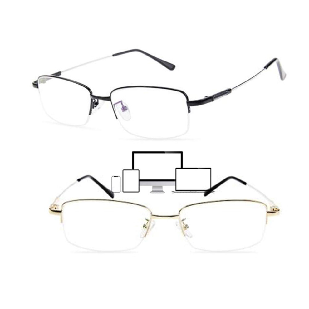 +3.00 Reading Glasses Progressive Multifocus Blue Light Blocking for Men and Women