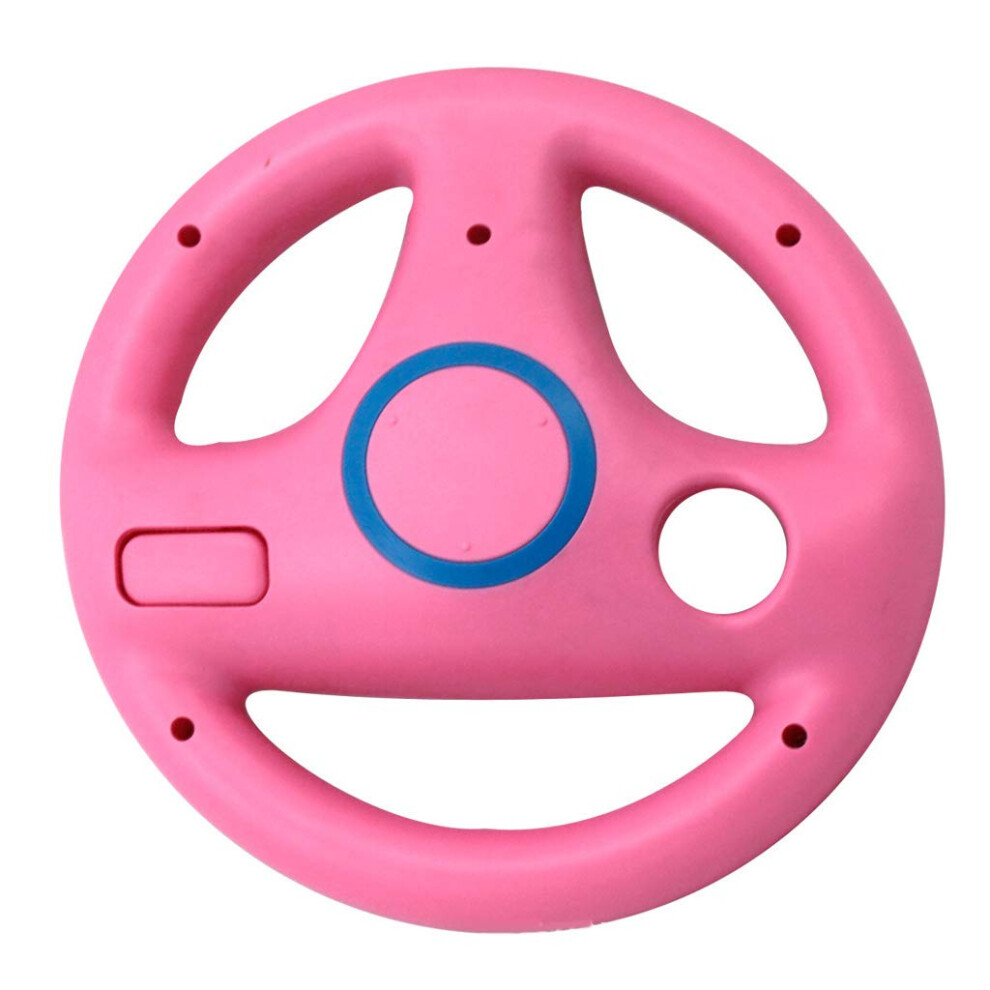 Steering Wheel Compatible With Wii For Mario Kart With Ergonomic Comfort Grip And Impactresistant Abs Design 9169991776859