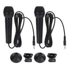 Noise Reduction USB Microphones For Karaoke Gaming, Plug And Play Wired Microphone With Wide Compatibility Long Cable Compatible With Gaming Consoles