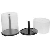 2pcs DVD CD Storage Case with ScratchProof Protection, Large Capacity Disc Organizer for Movies, USB and Memory Cards