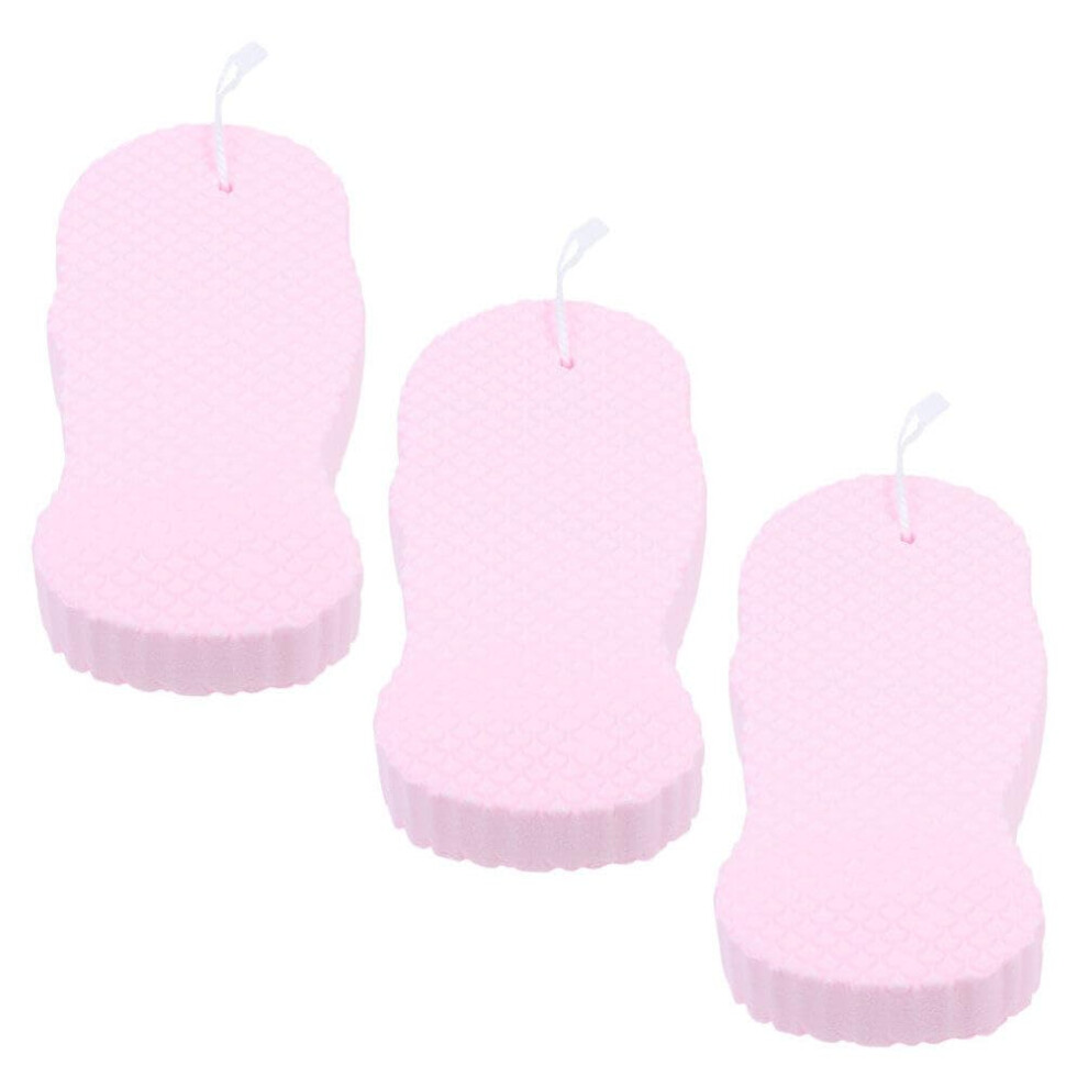 Baby Bath Sponge 3Pack Soft Gentle Exfoliating for Newborns and Toddlers Lightweight Travel Size