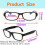 Blue Light Blocking Foldable Reading Glasses 2.00X Magnification AntiUV Unisex 3 Pack Black 4