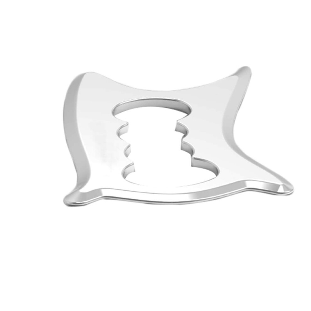 Gua Sha Massage Tool Stainless Steel Scraper with Adjustable Height for Myofascial Release