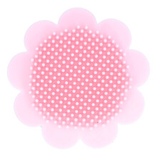 Baby Bath Brush Soft Silicone for Gentle Skin Massage and Cleaning, BPA , Pink 4.33 Inches
