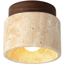 Vintage Ceiling Light Marble Semi Flush Mount Fixture Mid Century Modern Farmhouse Kitchen
