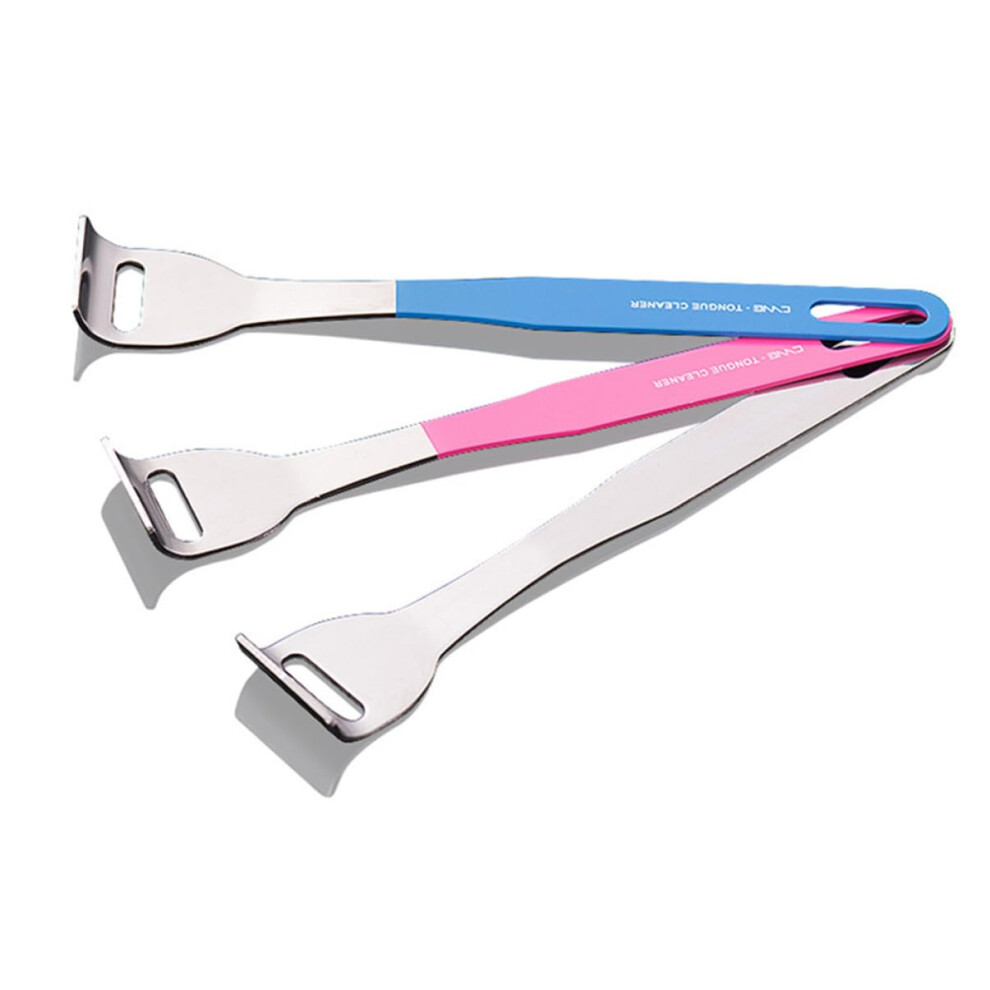 Stainless Steel Tongue Scraper for Adults with Easy Grip Handle for Fresh Breath and Oral Hygiene