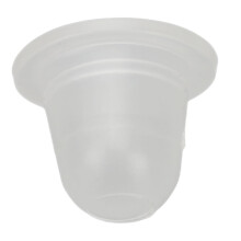 Tattoo Ink Cups 100pcs U Shape Bottom Thick Wall Disposable Silicone Pigment Holders for Artists