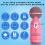 18650 1200mAh Rosa Bluetooth Karaoke Micrófono 50mm 6