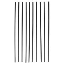 Tije din fibră de carbon cu suprafață netedă, finisaj plat, tăiat, bară de înaltă rezistență pentru meșteșuguri DIY, model de elicopter
