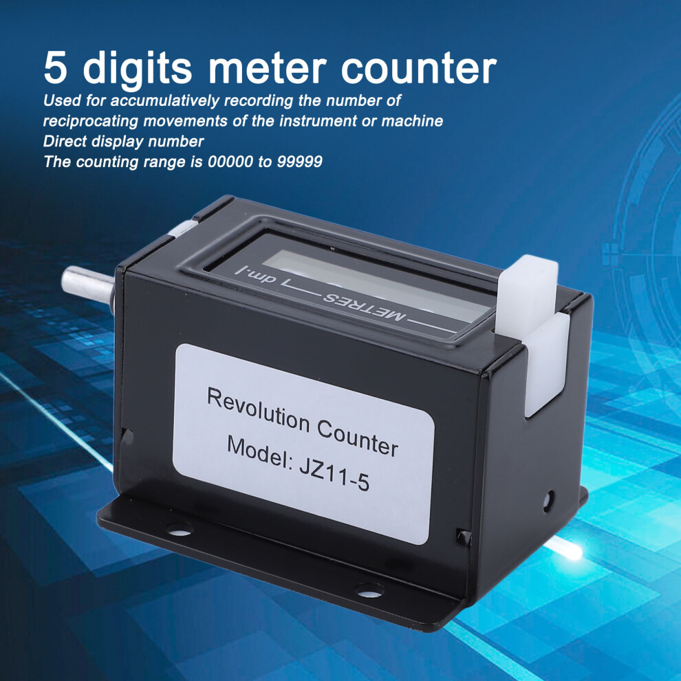 5 Digit Mechanical Pull Counter 00000-99999