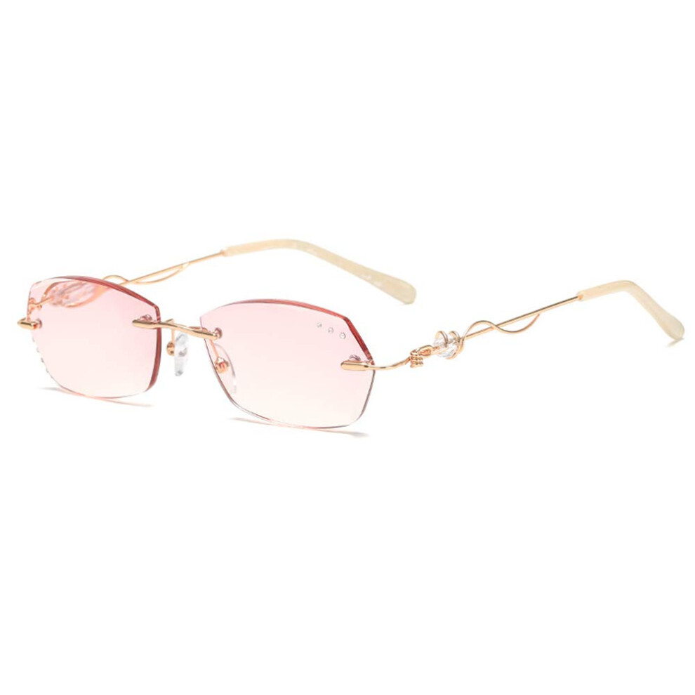 Blue/Light Women's Blocking Reading Glasses +2.50 Aspheric Cr39 Lens For Clear Near Vision
