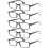 5 Pack Blue Light Blocking Reading Glasses +2.0 Anti Glare Spring Hinge Lightweight Unisex 1