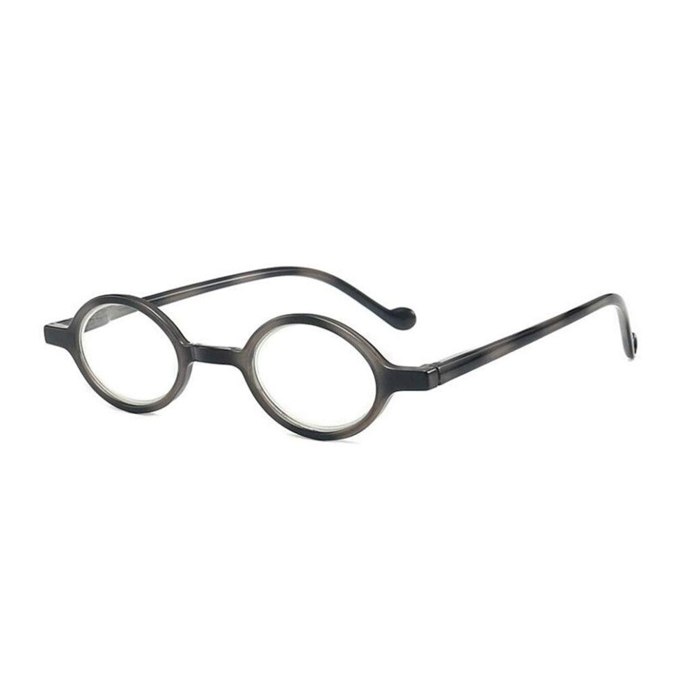 Retro Reading Glasses Anti Glare Unisex Computer Glasses Gray 2.5 Anti Eyestrain Spring Hinge