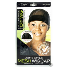 Wig Cap with Breathable Mesh Fabric and Wide Elastic Band, DIY Mesh Dome Spandex Design