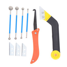 Ergonomic Handle Grout Removal Tool Tile Grout Remover with Angled Design Anti Slip Sturdy Blade Premium Material Hard Metal Durable Handle