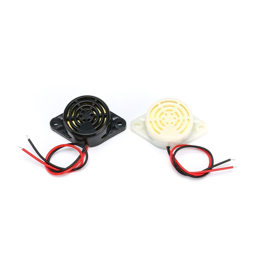 Sfm27 12V Decibel Warning Buzzer Electronic Chime Alarm Continuous Or Intermittent White 9169991778372