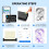 Tattoo Stencil Printer with 30pcs Transfer Paper, 2000mAh Rechargeable Wireless Thermal Printer for Android iOS 3