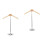 2Stk Stehende Kleiderhalter Beiger T-Shirt Stand Mit 6