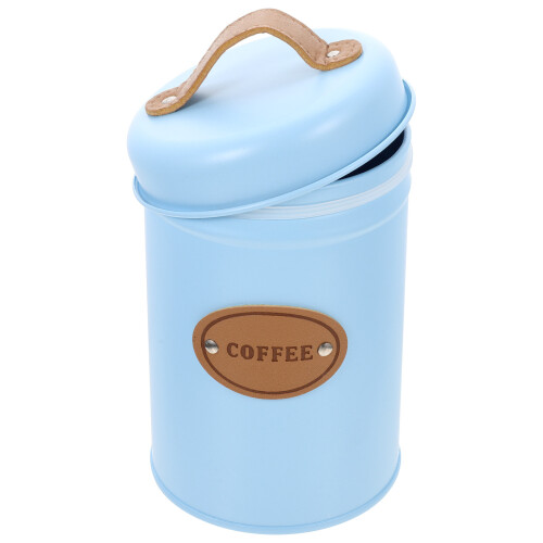3Pcs Kitchen Multi-Function Blue Storage Jars with Sealing Lids