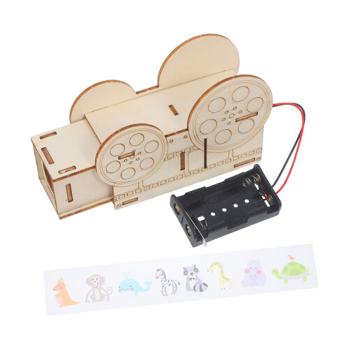 3Sets Stem DIY Holz-Bausatz Beige Kinder Lernspielzeug