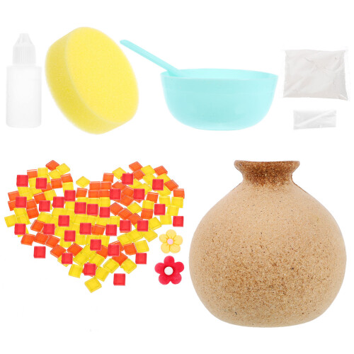 2Sets Moderne DIY Vase Holz Farbenfrohe 2