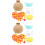 2Sets Moderne DIY Vase Holz Farbenfrohe 7
