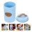3Pcs Kitchen Multi-Function Blue Storage Jars with Sealing Lids 10