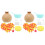 2Sets Moderne DIY Vase Holz Farbenfrohe 4